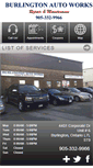 Mobile Screenshot of burlingtonautoworks.com